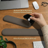 Cocoa Ergonomic Mousepad / Keyboard Wrist Rest - Deskneko