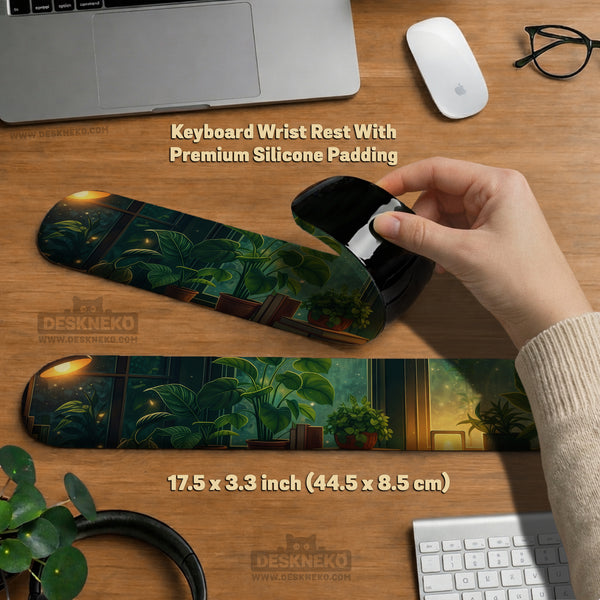 Lofi Aesthetic Ergonomic Mousepad Wrist Rest - Ergonomic Mousepads & Wrist Rests - Deskneko - Mousepads & Wrist Rests
