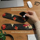 Koi Fish Ergonomic Mousepad Set - Deskneko