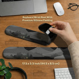 Midnight Cat Mountains Mousepad - Deskneko
