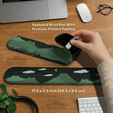 Ergonomic Mountain Mousepad and Keyboard Wrist Rest - Deskneko