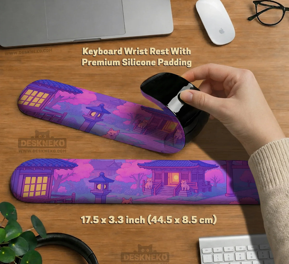 Pastel Sakura Anime Mousepad - Deskneko