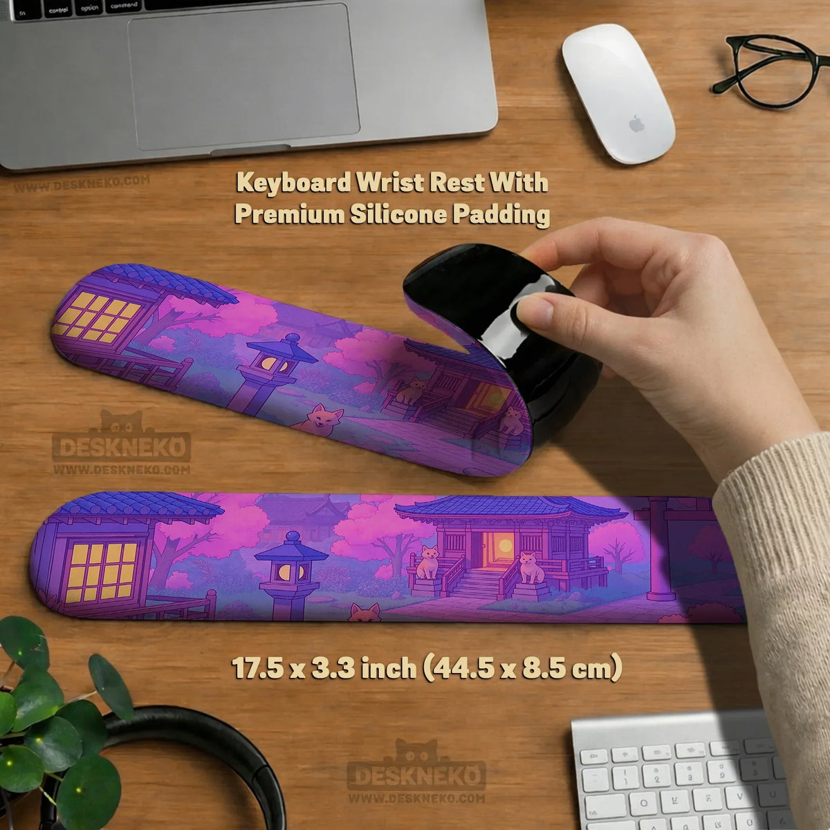Pastel Sakura Anime Mousepad - Deskneko