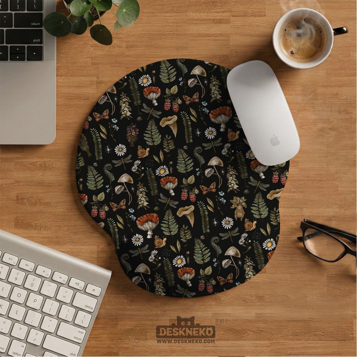 Woodland Pattern Wrist Rest - Ergonomic Mousepads & Wrist Rests - Deskneko - Mousepads & Wrist Rests