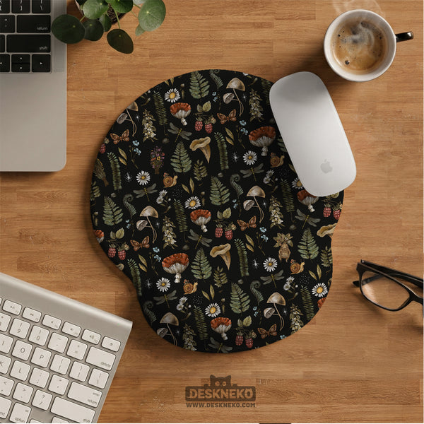 Woodland Pattern Wrist Rest - Ergonomic Mousepads & Wrist Rests - Deskneko - Mousepads & Wrist Rests