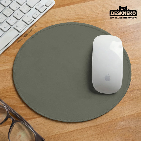 Eucalyptus Ergonomic Mousepad, Sage Green Wrist Rest Desk Setup - Deskneko