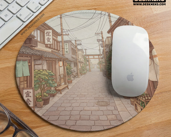 Beige Japandi Desk Mat Mousepad - Desk Mat - Deskneko - Desk Mats & Mousepads