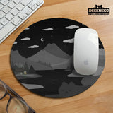 Midnight Cat Mountains Mousepad - Deskneko