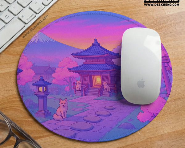 Pastel Sakura Anime Mousepad - Deskneko
