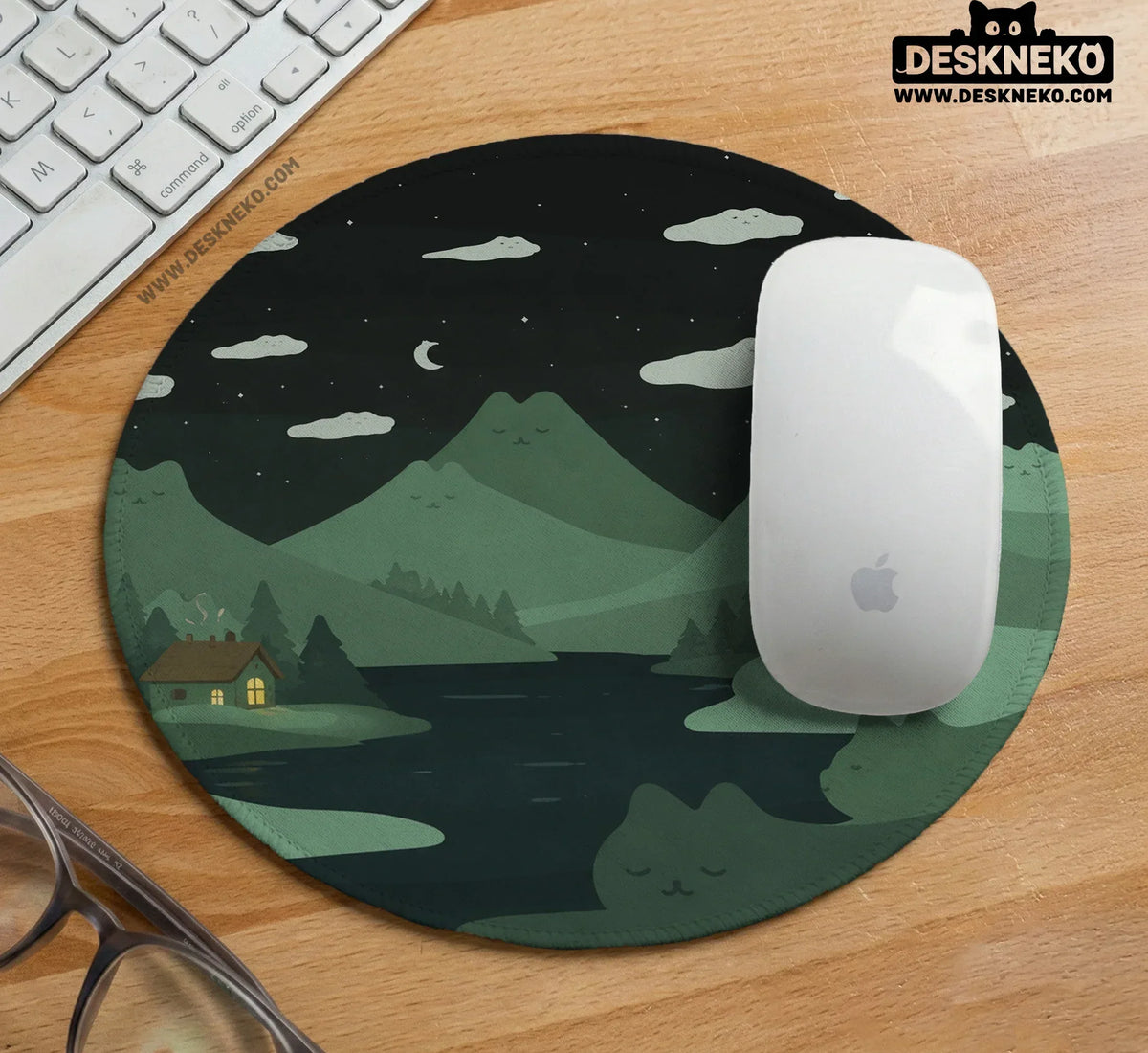 Ergonomic Mountain Mousepad and Keyboard Wrist Rest - Deskneko