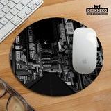 Black White Tokyo Desk Mat - Deskneko