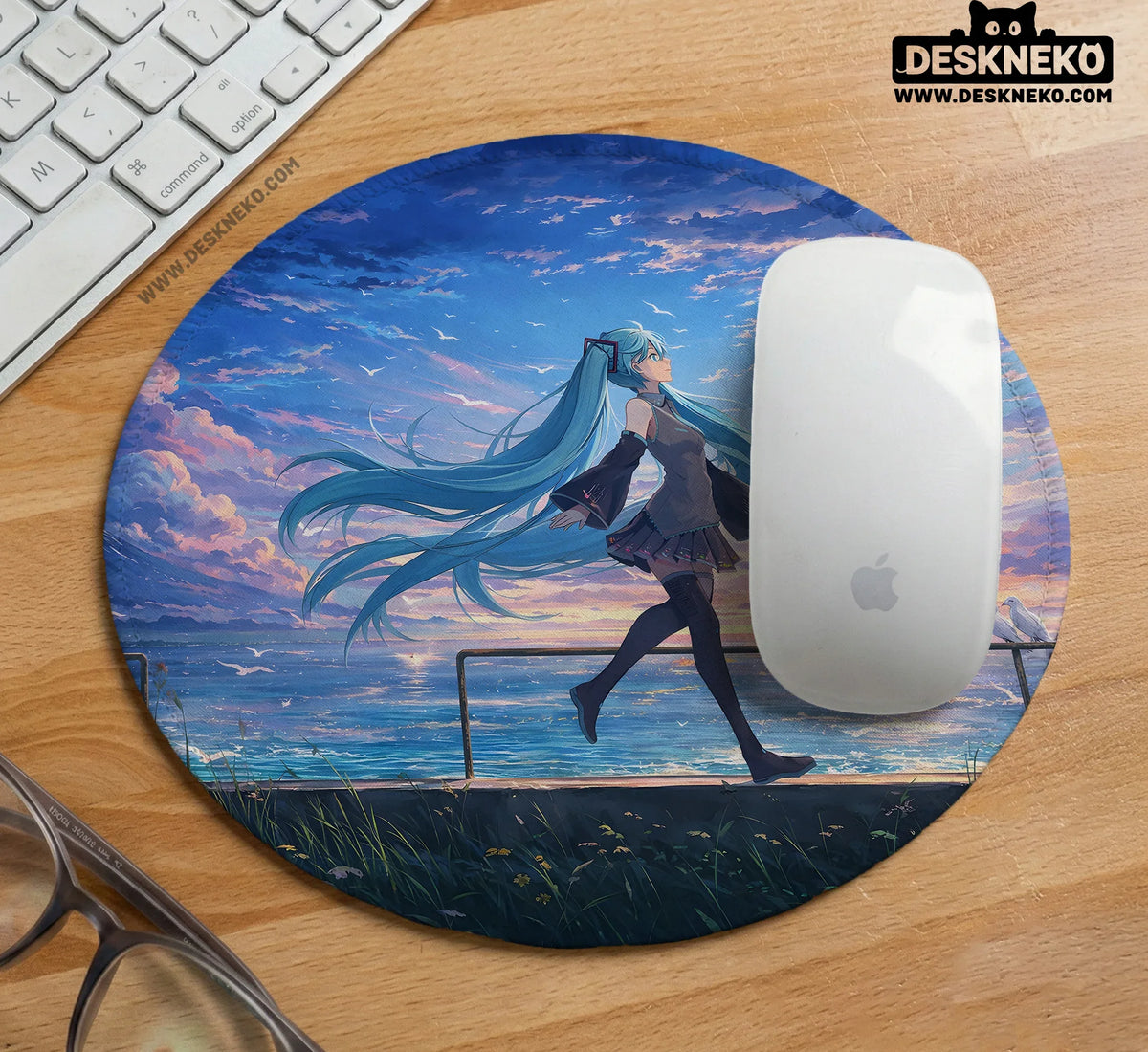 Anime Girl Landscape - Deskneko