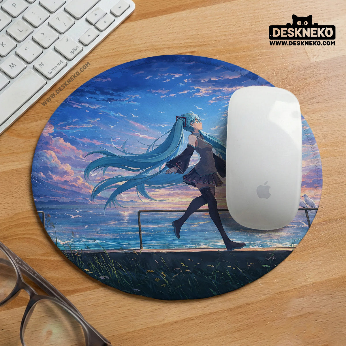 Anime Girl Landscape - Deskneko