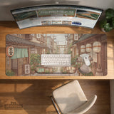 Beige Japandi Desk Mat Mousepad - Desk Mat - Deskneko - Desk Mats & Mousepads