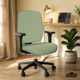 Soft Sage Green Office Chair Cover - Deskneko