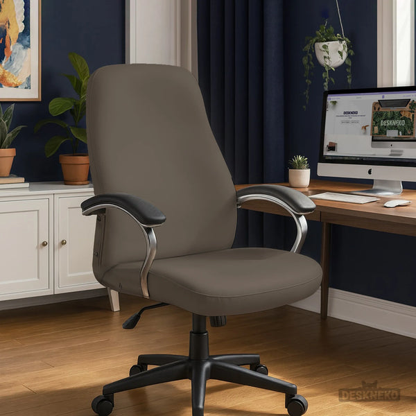 Cocoa Brown Desk Chair Cover - Deskneko