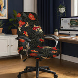 Japanese Koi Office Chair Cover - Deskneko