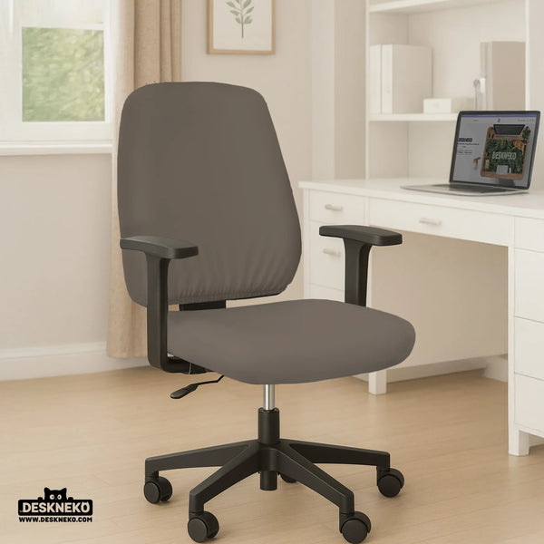 Cocoa Brown Desk Chair Cover - Deskneko