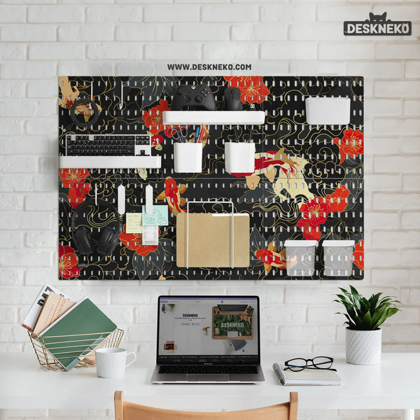 Koi Fish Pegboard Set - Deskneko