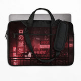 Red Cyberpunk Laptop Sleeve & Bag - Deskneko