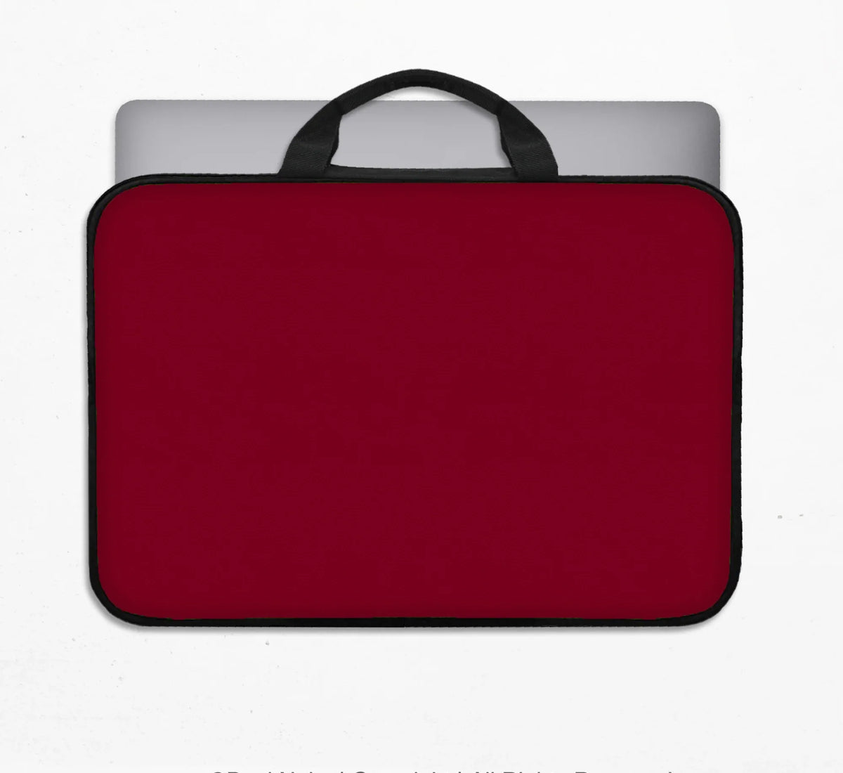 Burgundy Laptop Sleeve & Bag for MacBook and Notebooks - Deskneko