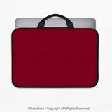 Burgundy Laptop Sleeve & Bag for MacBook and Notebooks - Deskneko
