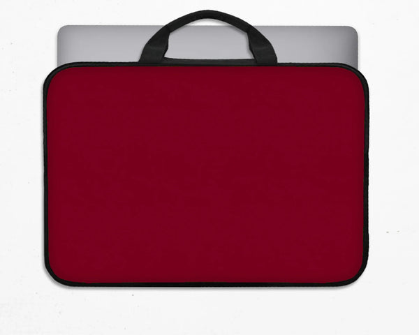 Burgundy Laptop Sleeve & Bag for MacBook and Notebooks - Deskneko
