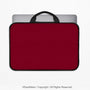 Burgundy Laptop Sleeve & Bag for MacBook and Notebooks - Deskneko