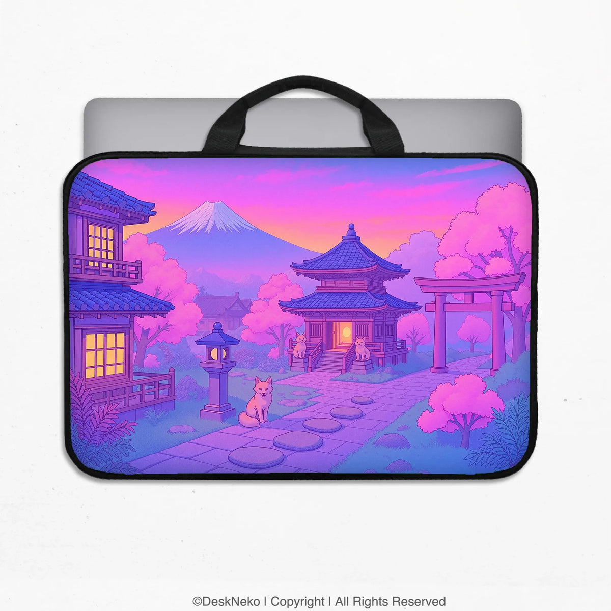 Kawaii Anime Laptop Sleeve & Bag - Deskneko