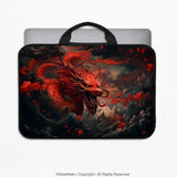 Red Dragon Laptop Sleeve & Bag - Deskneko