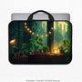 Cozy Green Window Laptop Sleeve & Bag - Deskneko