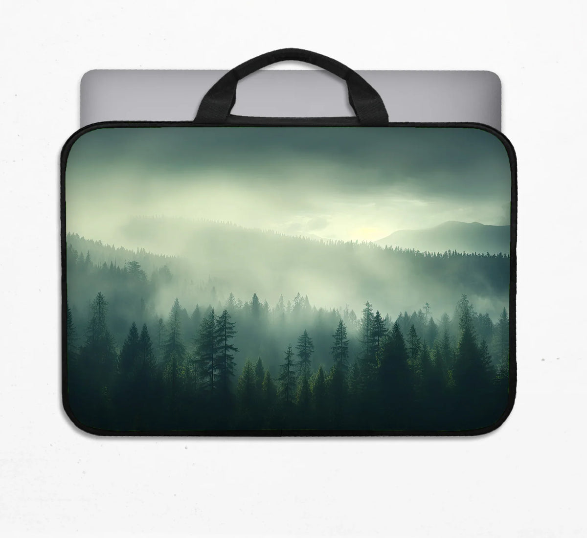 Misty Forest Nordic Laptop Sleeve - Deskneko