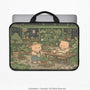 Kawaii Bear Laptop Sleeve & Bag Cute Cottagecore Greenhouse Case - Deskneko