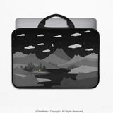 Black Cat Mountains Laptop Sleeve & Bag - Deskneko