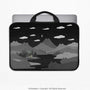 Black Cat Mountains Laptop Sleeve & Bag - Deskneko