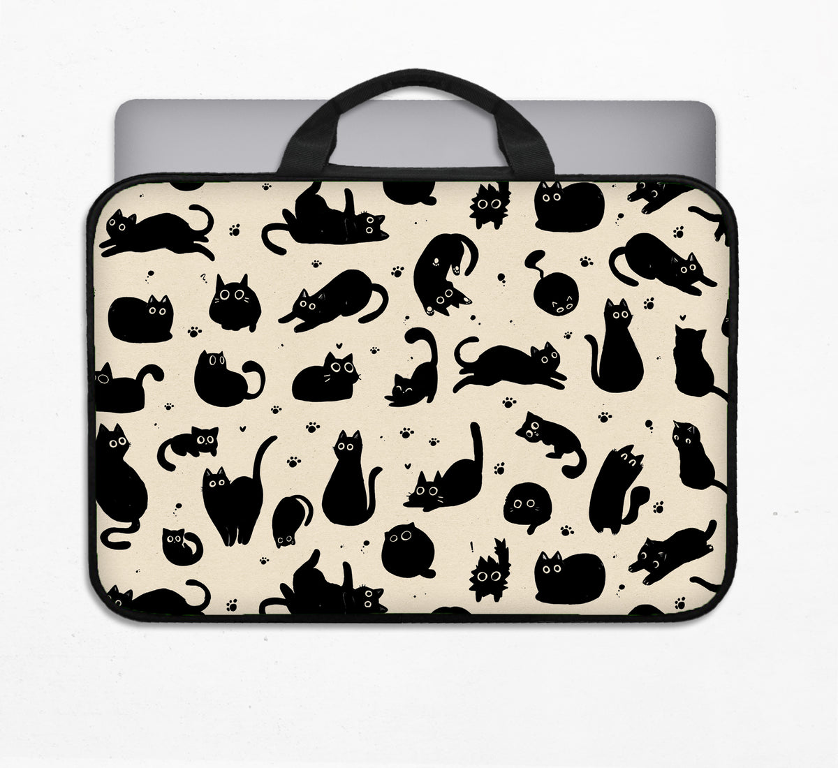 Cat Pattern Laptop Sleeve - Laptop Sleeve - Deskneko - Laptop Sleeves & Bags