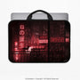 Red Cyberpunk Laptop Sleeve & Bag - Deskneko