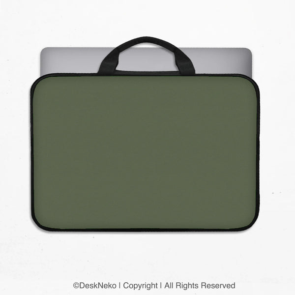 Midnight Olive Laptop Sleeve - Deskneko