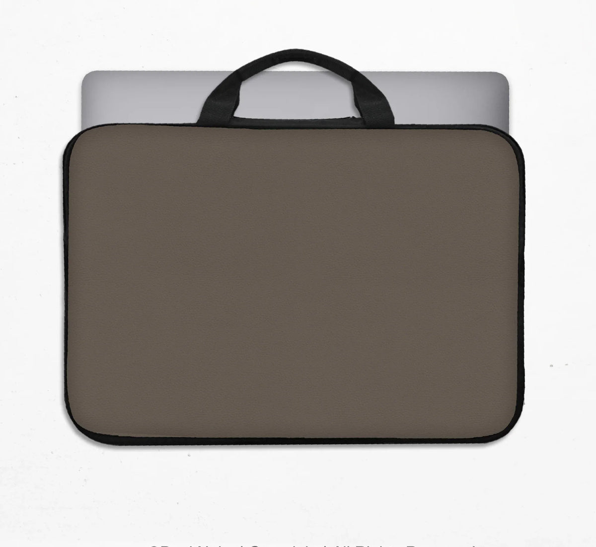 Cocoa Laptop Sleeve Case, Minimalist Padded Notebook Cover - Deskneko
