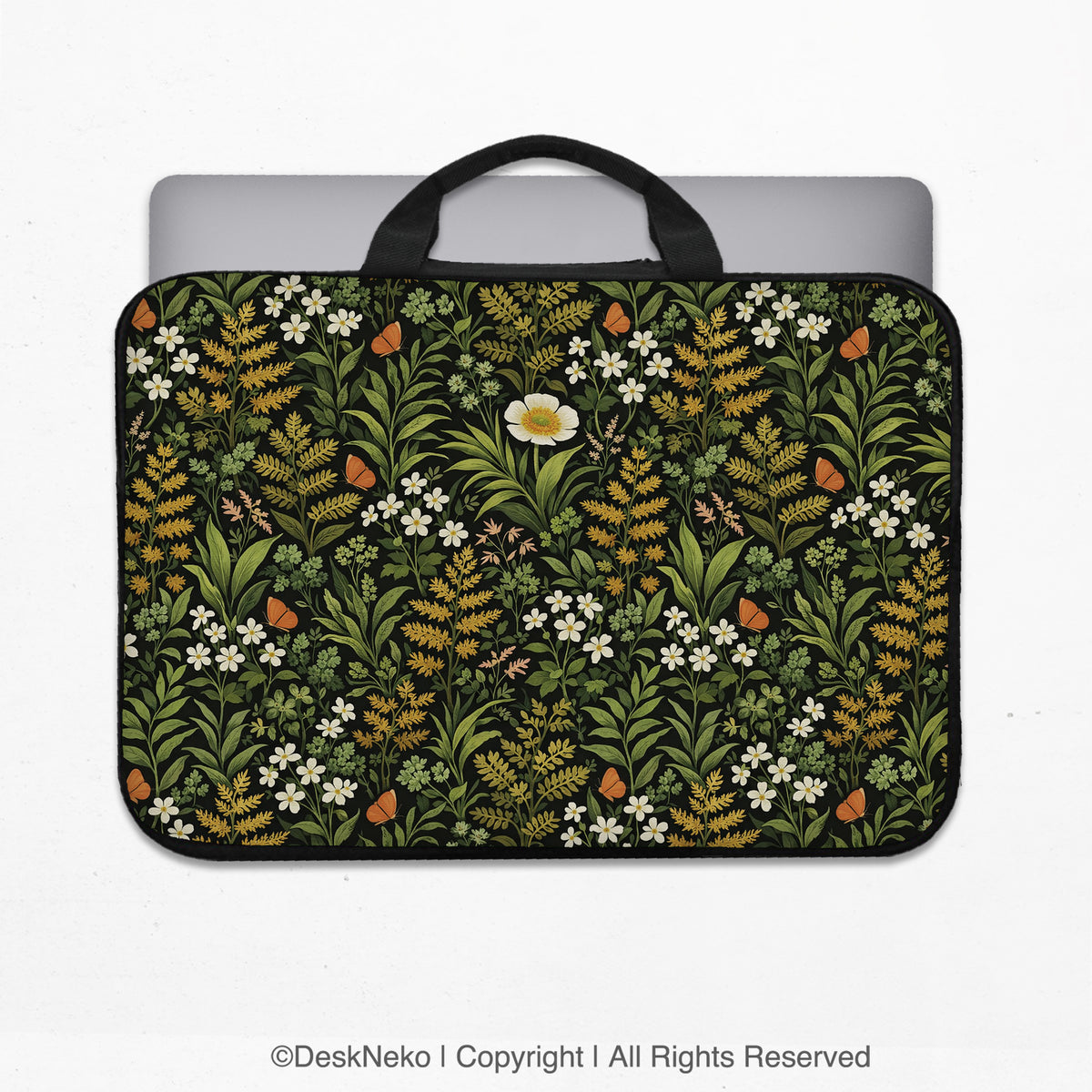 Wildflower Laptop Sleeve & Bag - Laptop Sleeve - Deskneko - Laptop Sleeves & Bags