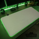 Sage Green Desk Mat XXL Extended Mousepad for Office and Gaming - Deskneko