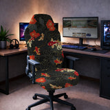 Japanese Koi Office Chair Cover - Deskneko