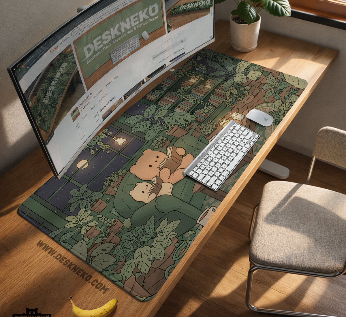 Cute Bears Desk Mat Mouse Pad - Desk Mat - Deskneko - Desk Mats & Mousepads