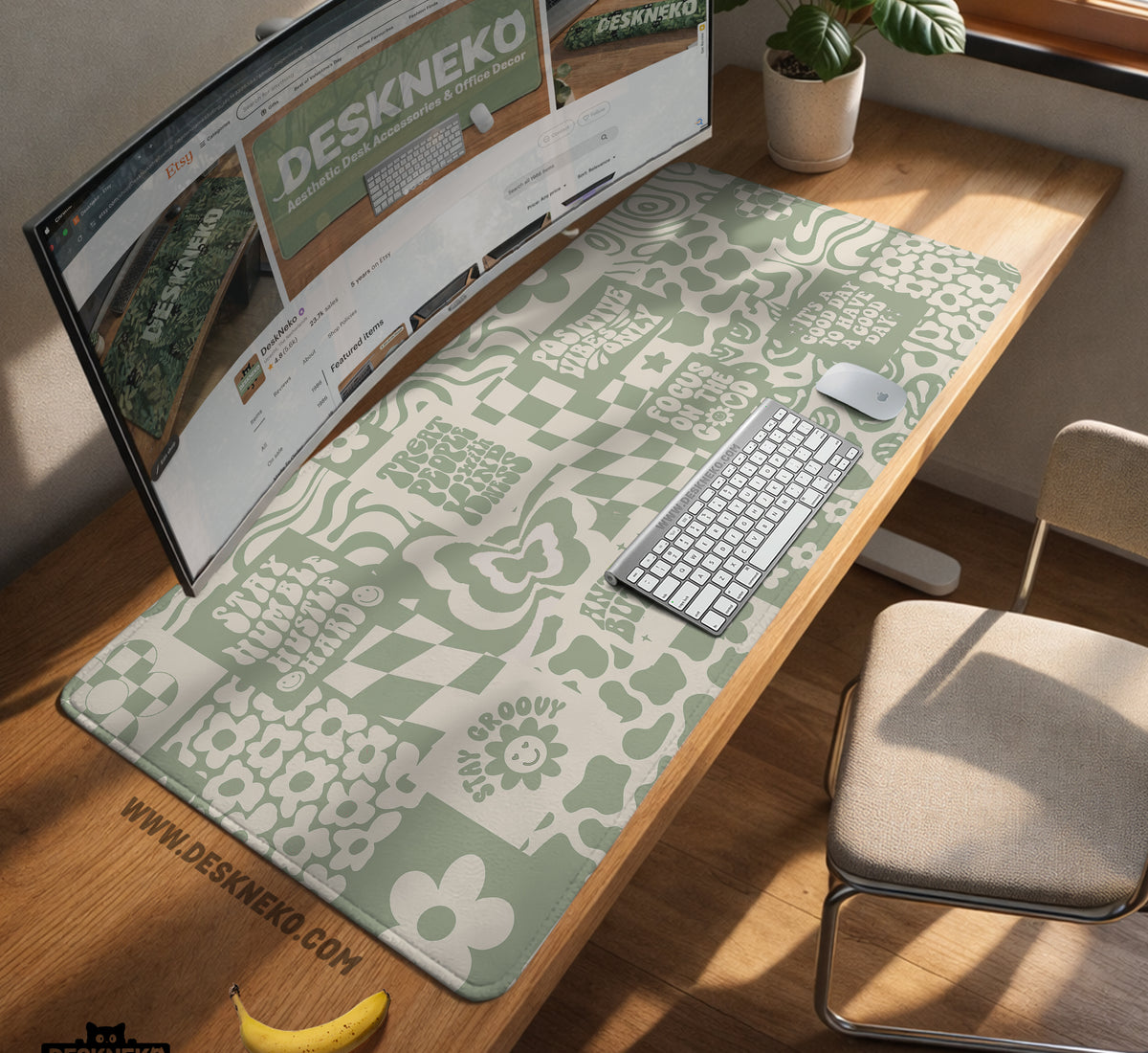 Positive Affirmations Desk Mat Mousepad - Desk Mat - Deskneko - Desk Mats & Mousepads