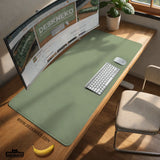 Sage Green Desk Mat XXL Extended Mousepad for Office and Gaming - Deskneko