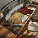 Fantasy Map Deskmat Mousepad, - Deskneko