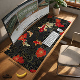 Koi Fish Desk Mat Mousepad - Deskneko