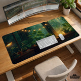 Lofi Aesthetic Desk Mat Mousepad - Desk Mat - Deskneko - Desk Mats & Mousepads