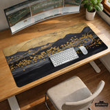 Gold Abstract Mousepad - Deskneko
