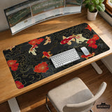Koi Fish RGB Desk Mat - Deskneko